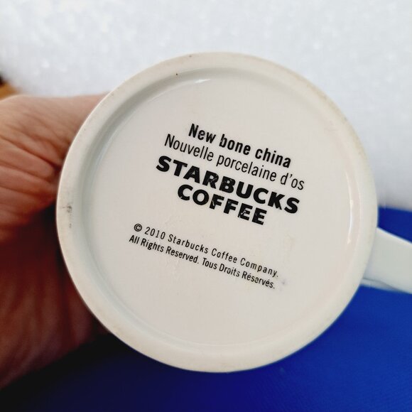 Starbucks 2010 Hawaii bone china surfboard beach shark fish 11 oz. mug - Picture 4 of 10